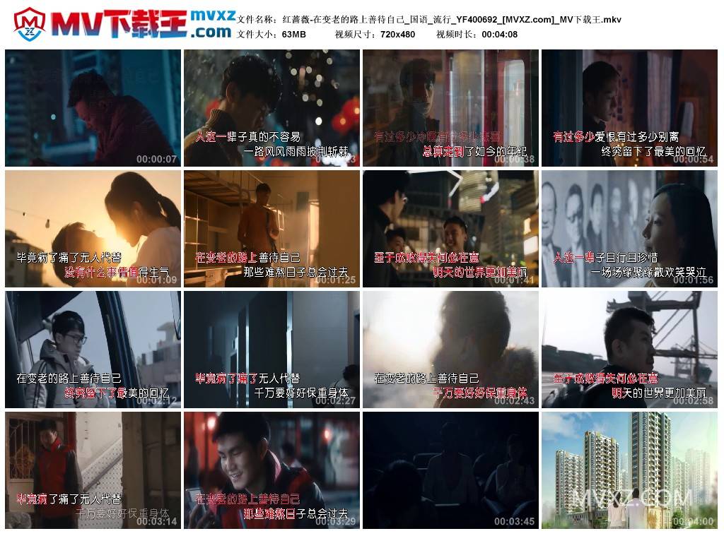 红蔷薇-在变老的路上善待自己_国语_流行_YF400692